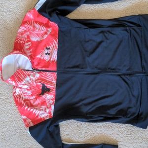 Under Armour - Project Rock Aloha camo track jacket - Size Large